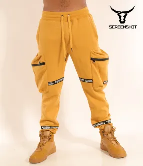 3D MULTI CARGO POCKET FLEECE PANTS - P11266 (TIMBER)