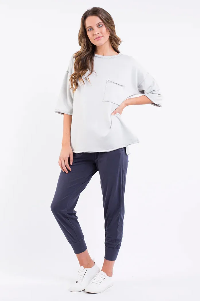 Adelaide Fundamental Pullover in Grey