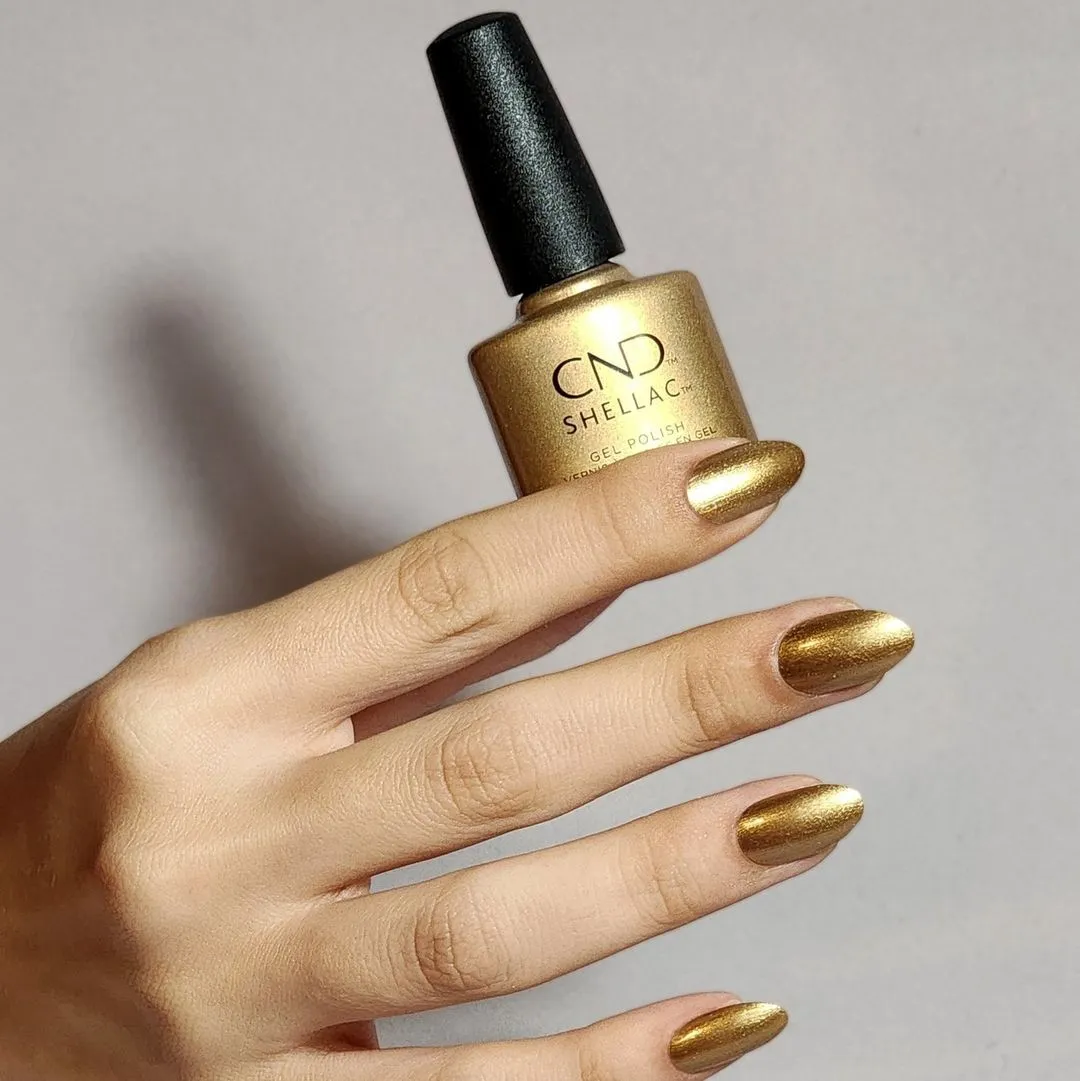 CND - Shellac It's Getting Golder (0.25 oz)