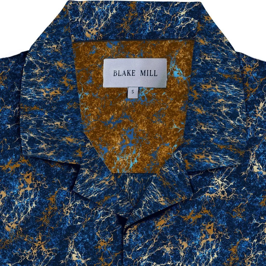 Electrical Storm Open Collar Short Sleeve Shirt