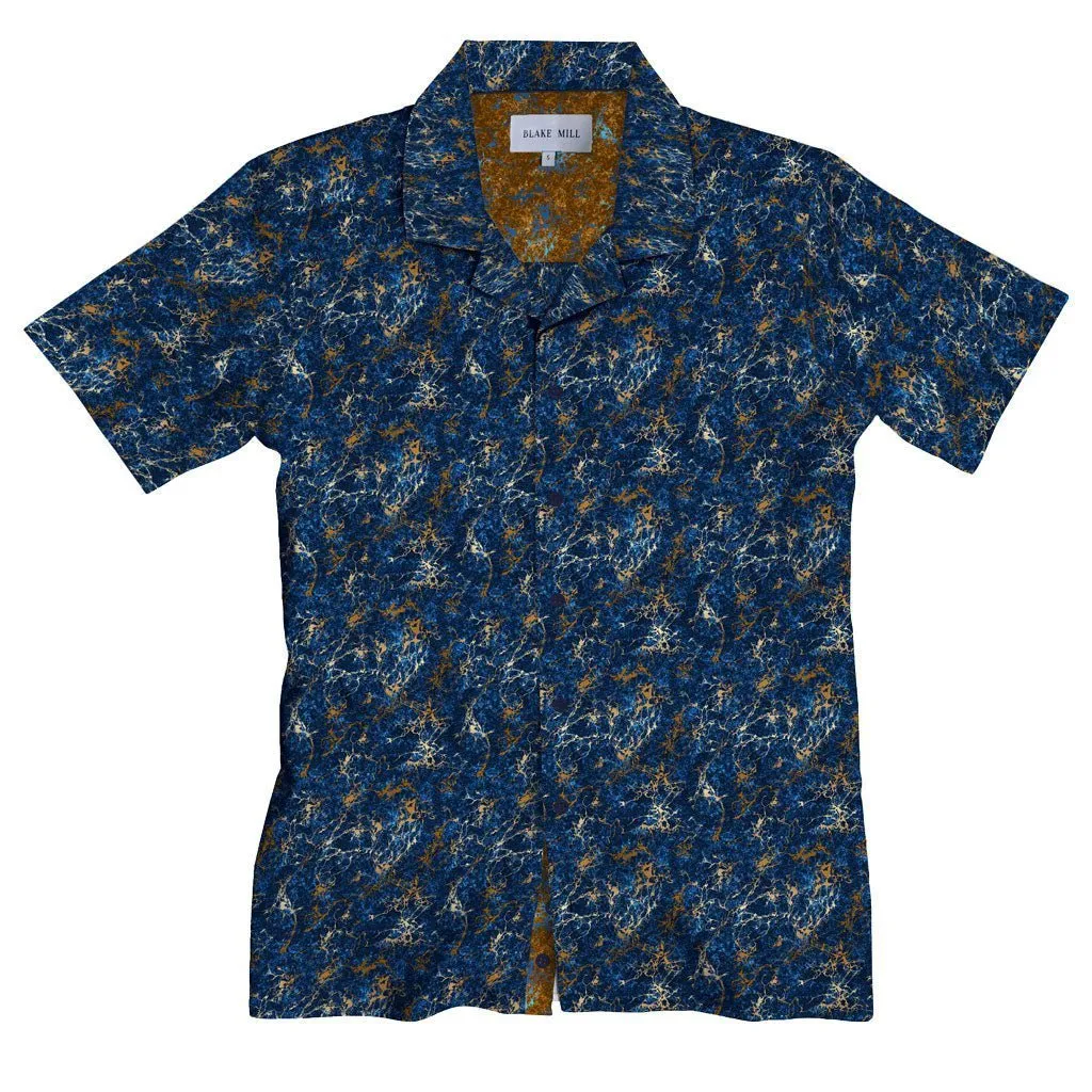 Electrical Storm Open Collar Short Sleeve Shirt