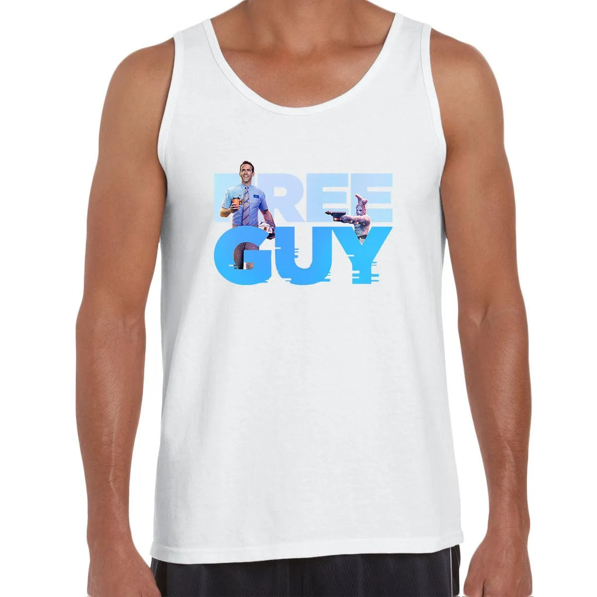 Free Guy Funny Movie Typographygraphy Unisex Tank Top