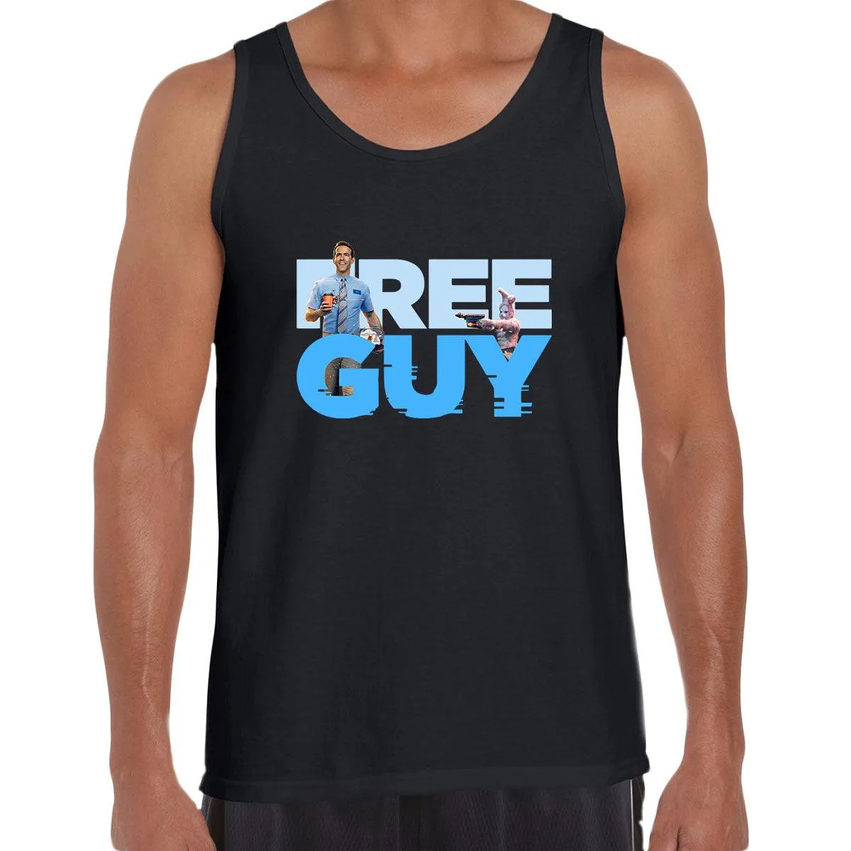 Free Guy Funny Movie Typographygraphy Unisex Tank Top