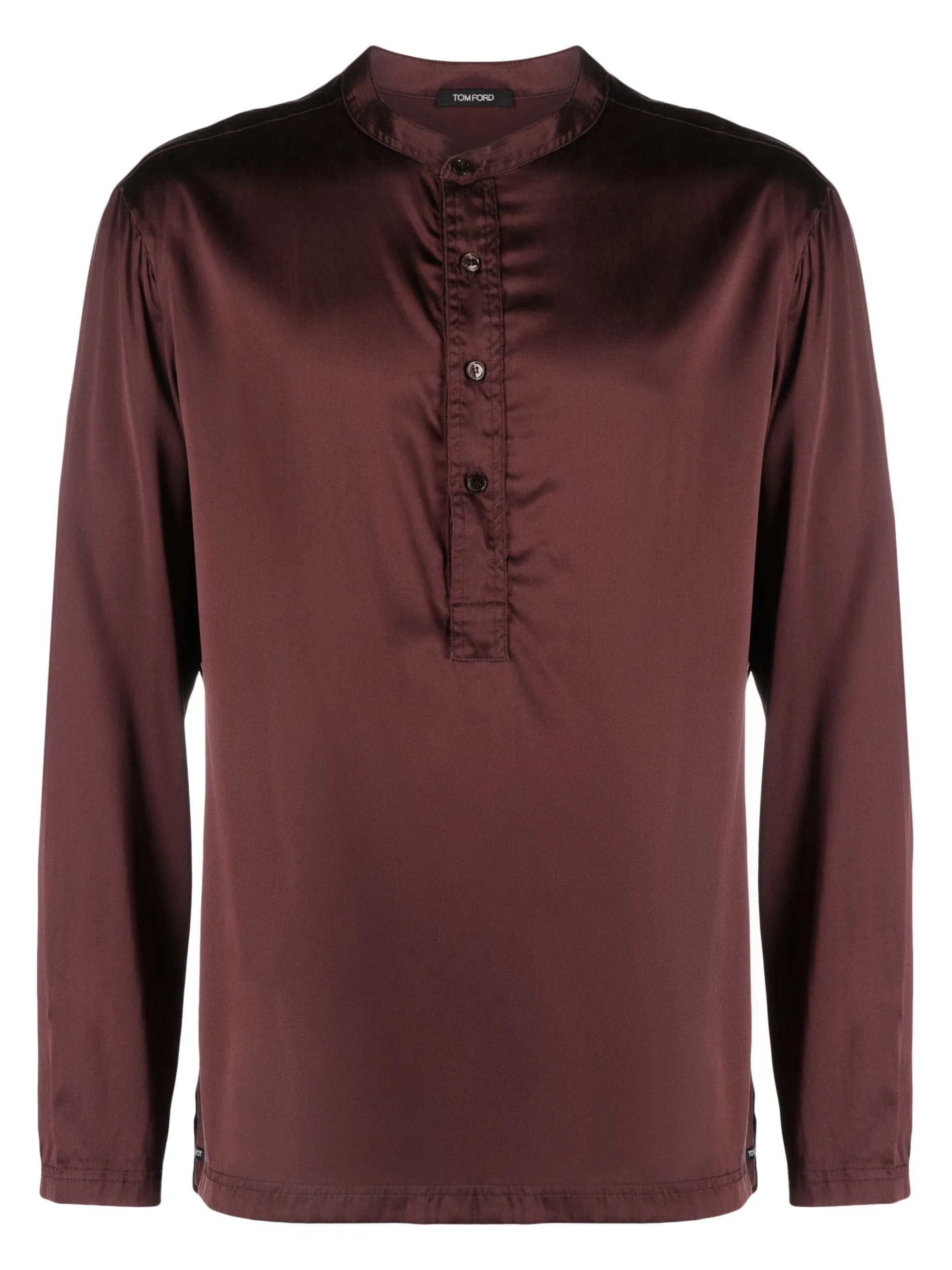 Henley Silk Pyjama Top