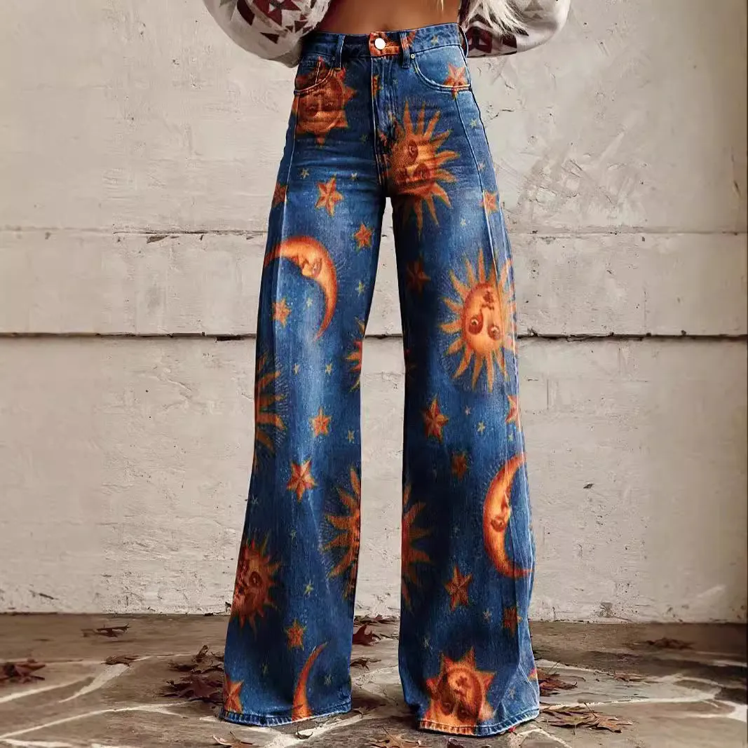Joskaa fall fits Link Twill Flared Pants plus