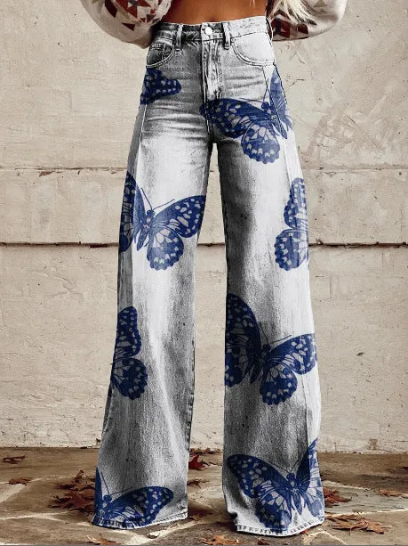 Joskaa fall fits Link Twill Flared Pants plus