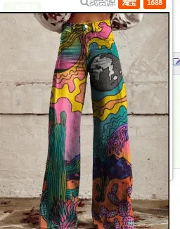 Joskaa fall fits Link Twill Flared Pants plus