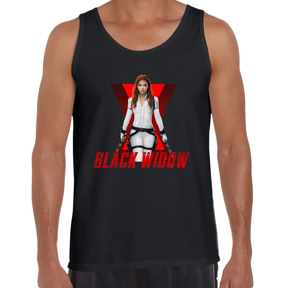Marvel Studios Black Widow Scarlett Johansson Portrait Adult Gift Unisex Tank Top
