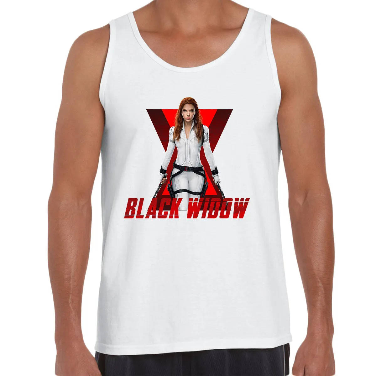 Marvel Studios Black Widow Scarlett Johansson Portrait Adult Gift Unisex Tank Top