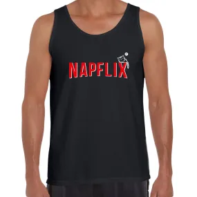 Napflix Funny Novelty Movie Streaming TV Adult Birthday Gift Unisex Tank Top