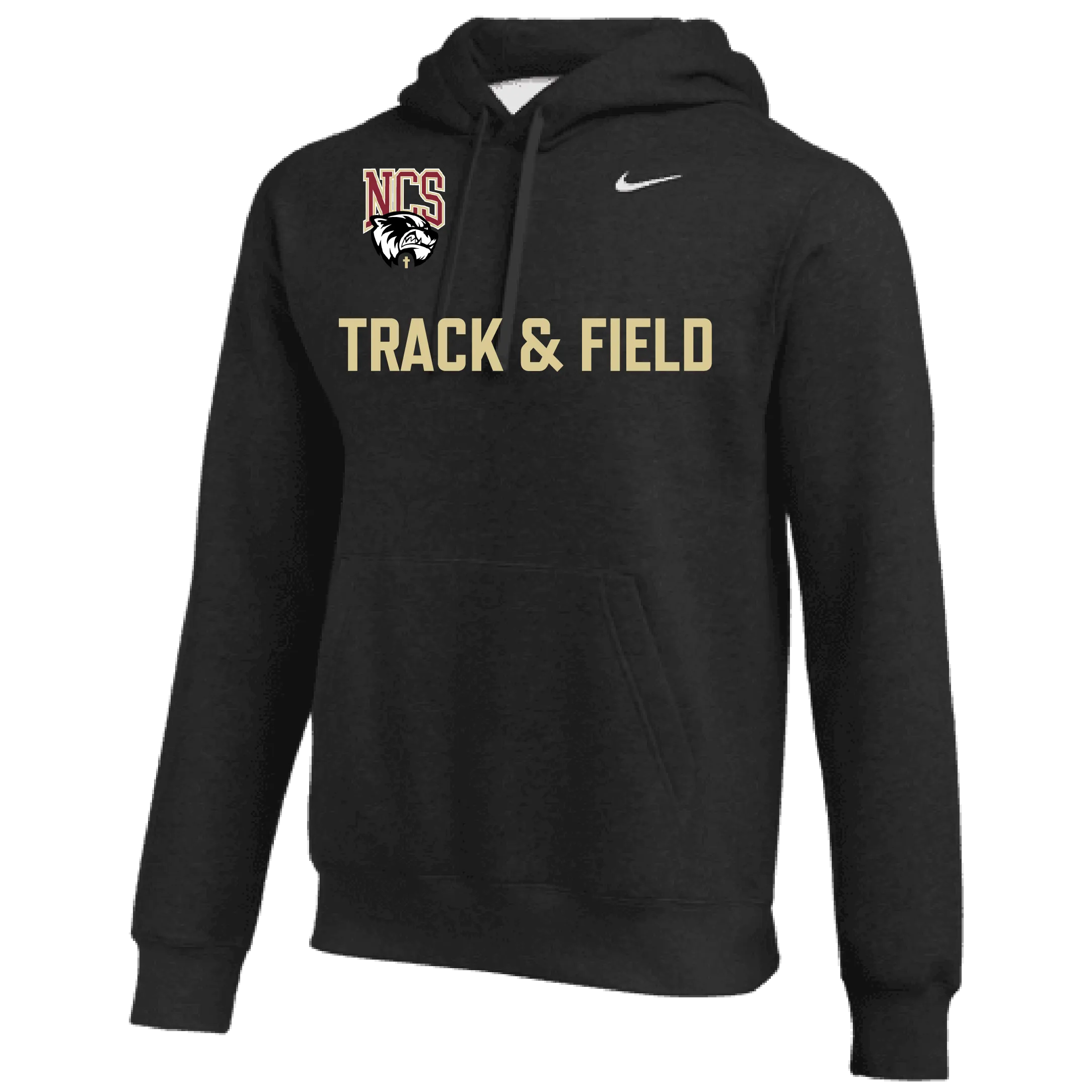 Nike Northlake Track & Field Men's Team Club Pullover Hoody - Black