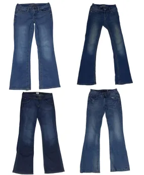Nostalgia Flare Jeans: (S-368)