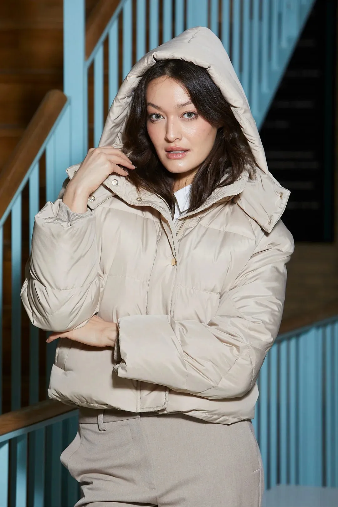 PBO | Hirona Down Jacket | Light Sand