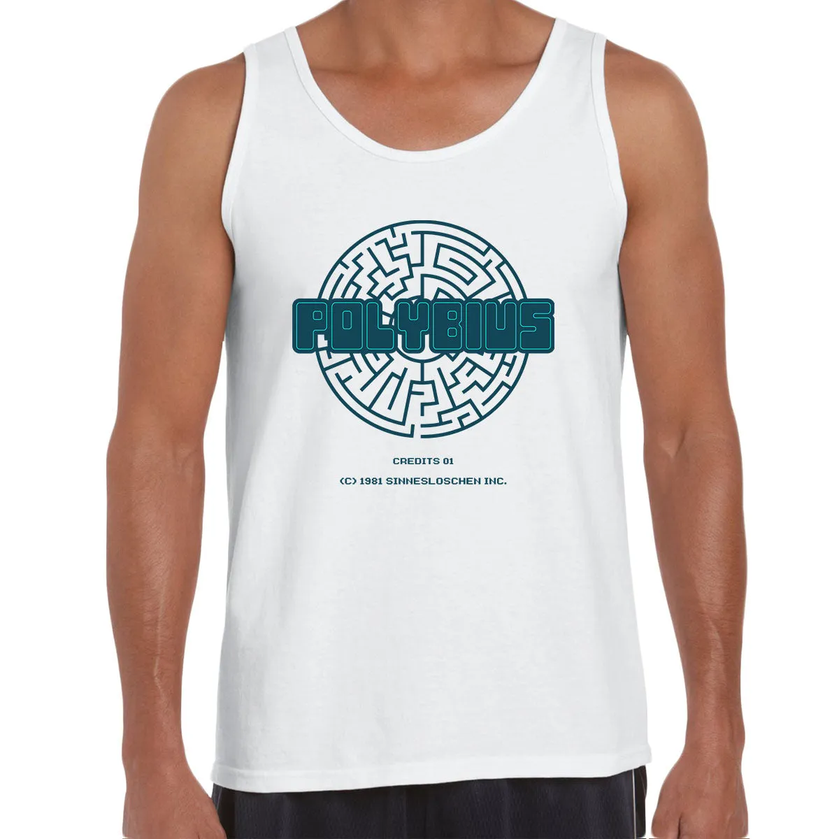Polybius Loki Urban Legend Arcade Game Retro Nerd Men's Cotton Gift Adults Unisex Tank Top
