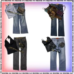 PopStar Summer: Y2K Tops, Jeans, Belts and Bags Mix (SS-363)