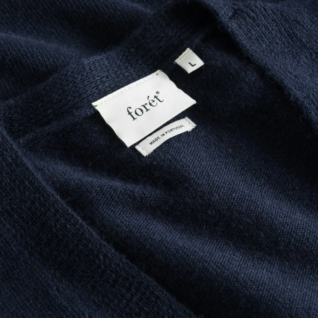 Sprout Wool Cardigan (Navy)
