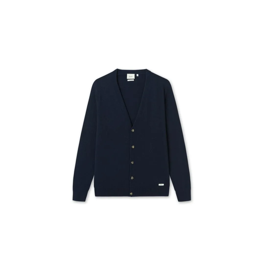 Sprout Wool Cardigan (Navy)