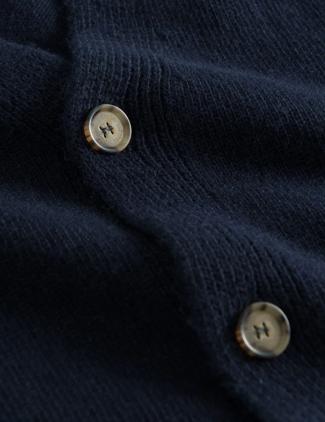 Sprout Wool Cardigan (Navy)