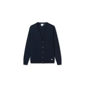 Sprout Wool Cardigan (Navy)