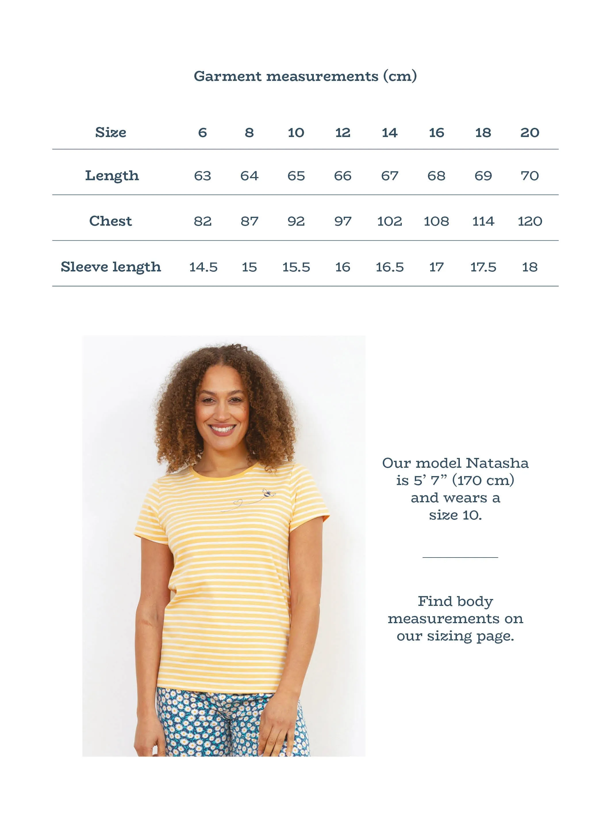 Tarrant jersey top yellow bee stripe
