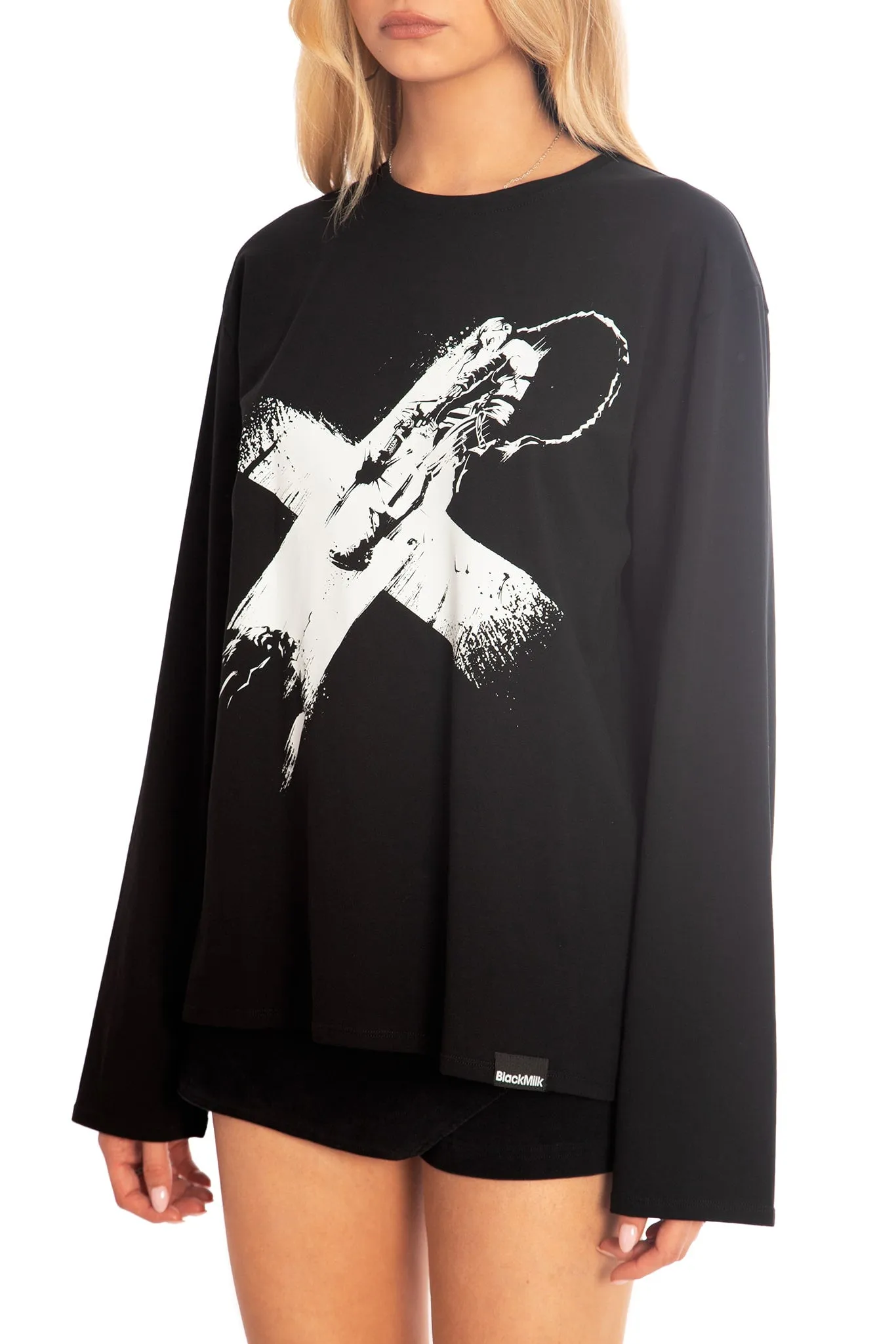 Warwick Long Sleeve Oversized Boyfriend Tee