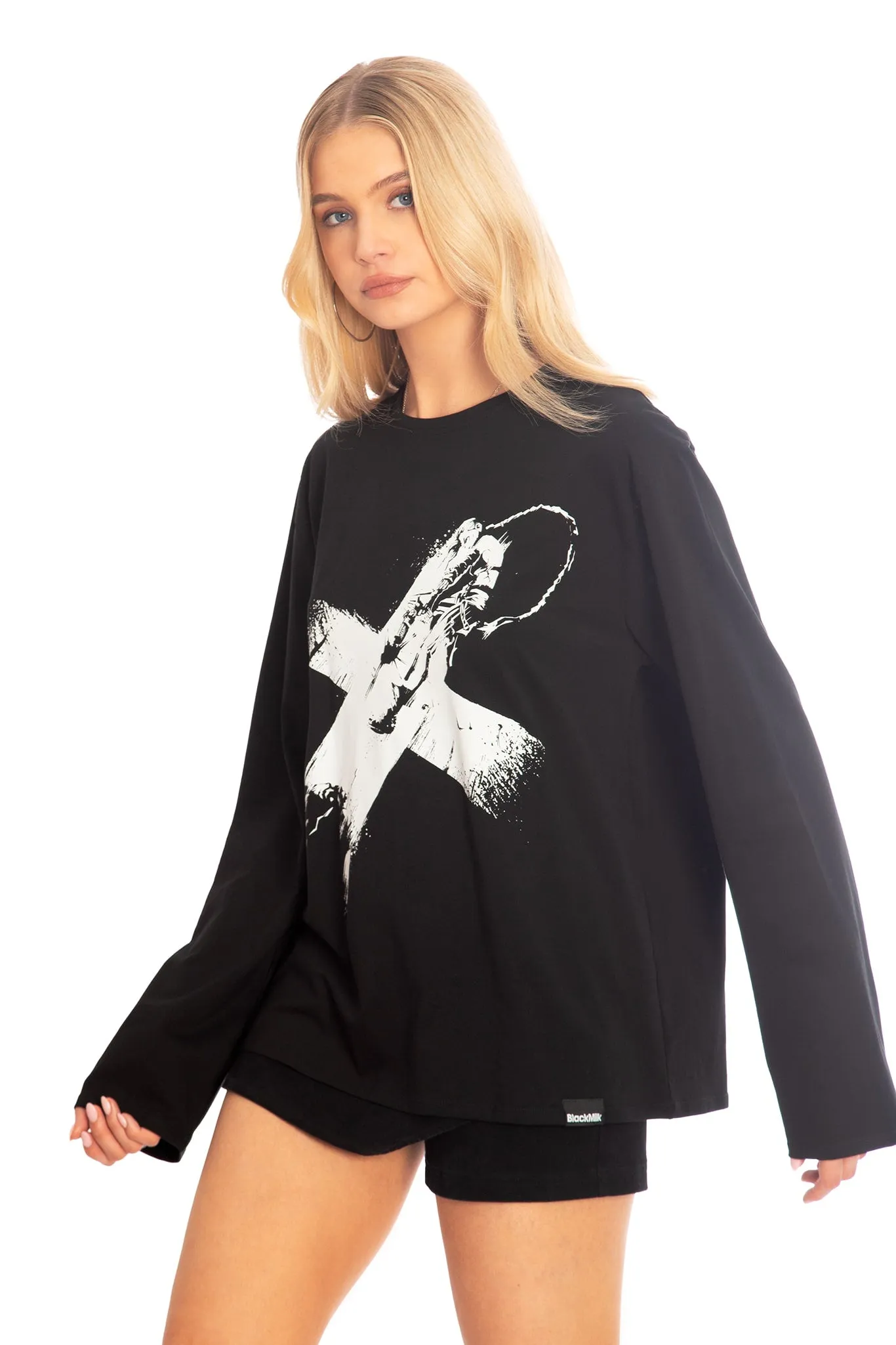 Warwick Long Sleeve Oversized Boyfriend Tee